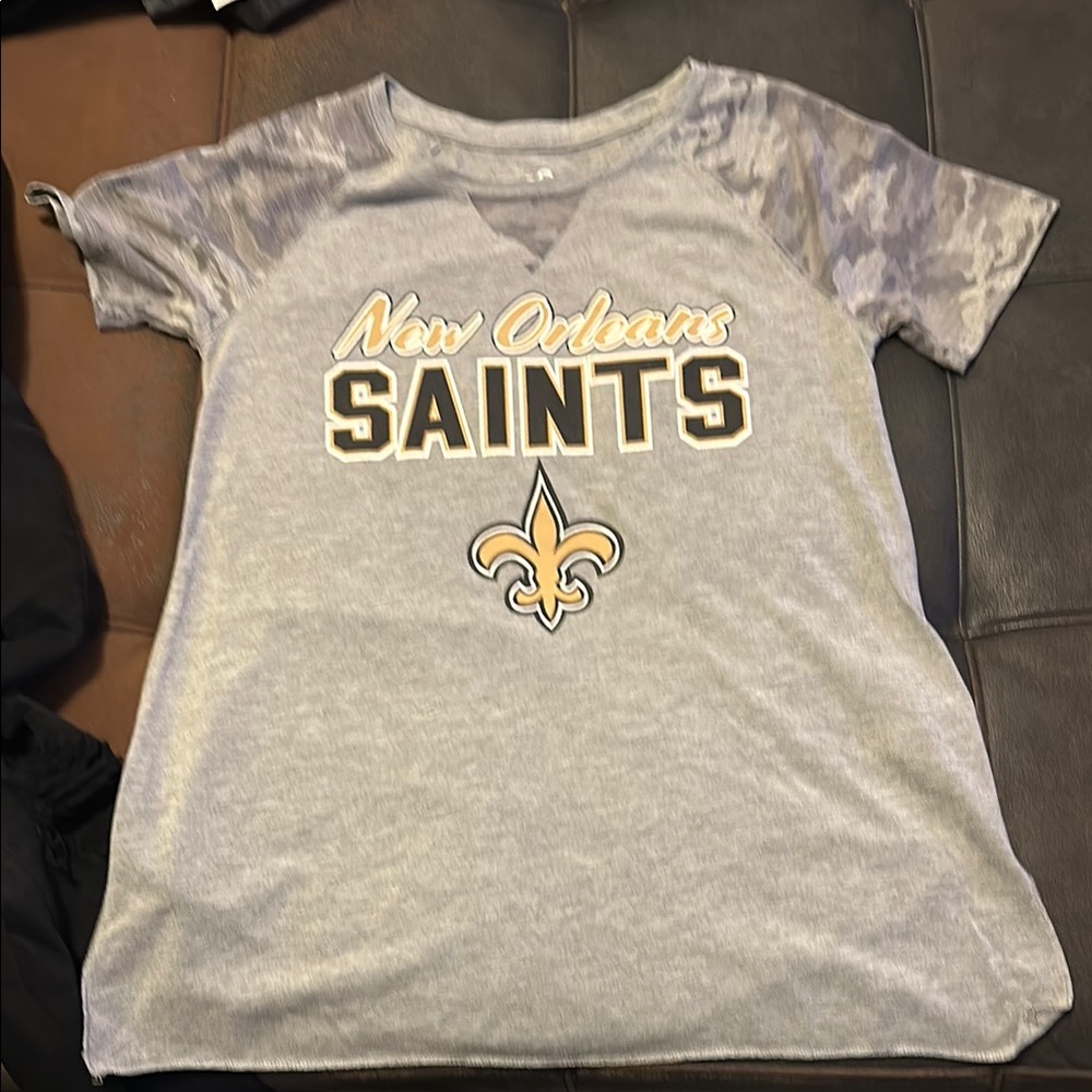 New Orleans Saints Women’s Gray T-Shirt